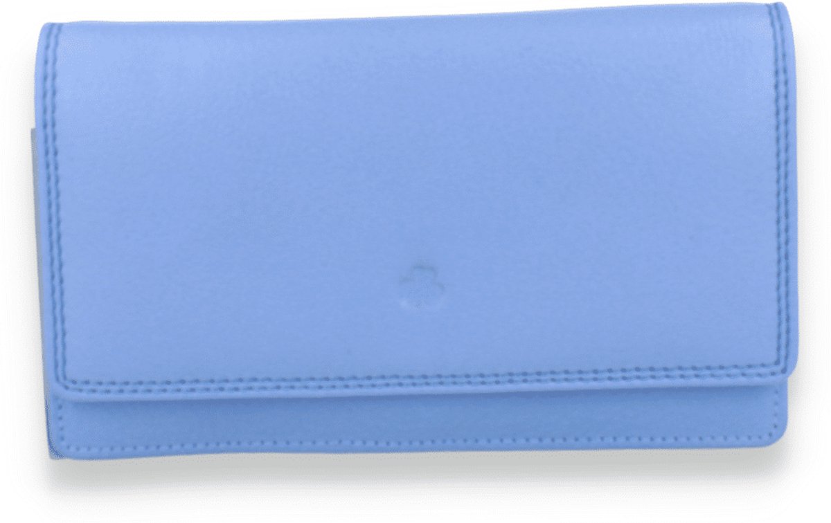 Cloverfield Dames Portemonnaie Licht | Blauw | Maat: One Size