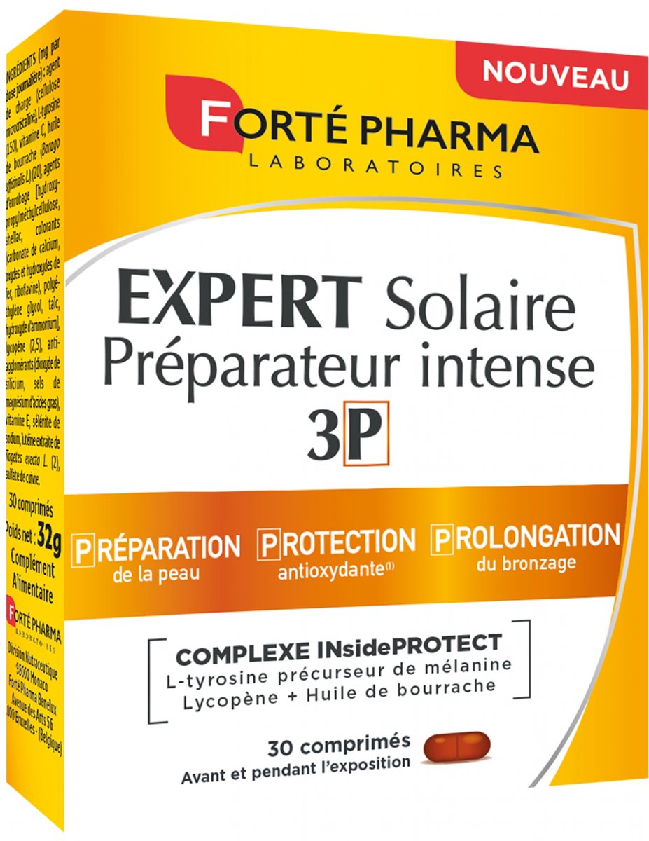 Forté Pharma Expert Solaire Préparateur Intense 3P 30 Tabletten