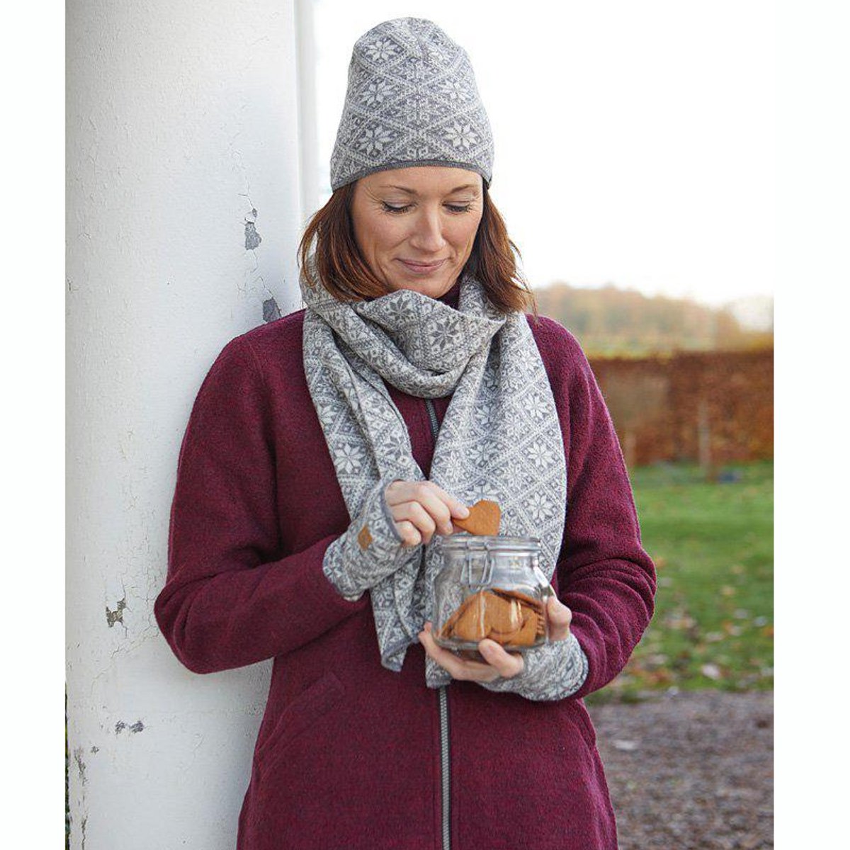 Ivanhoe gebreide muts van wol Freya Zen Blue - One Size - Lichtblauw