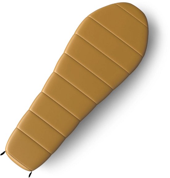 Husky mummyslaapzak voor kinderen Junior Mustard -10°C 2024 - 190 cm - Geel van Merkloos — afbeelding 4