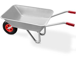 Wheelbarrow Sliding Cart 80L - Lightweight Garden Cart with Rubber Handles