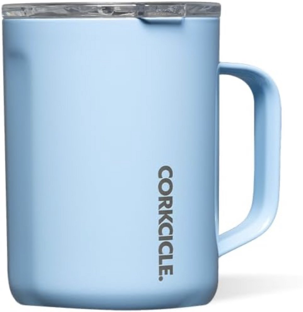 Corkcicle Mug 475ml-Baby Baby Blue- Koffiebeker-Koffiemok to go- Thermosbeker-RVS& driewandig Koffie Beker