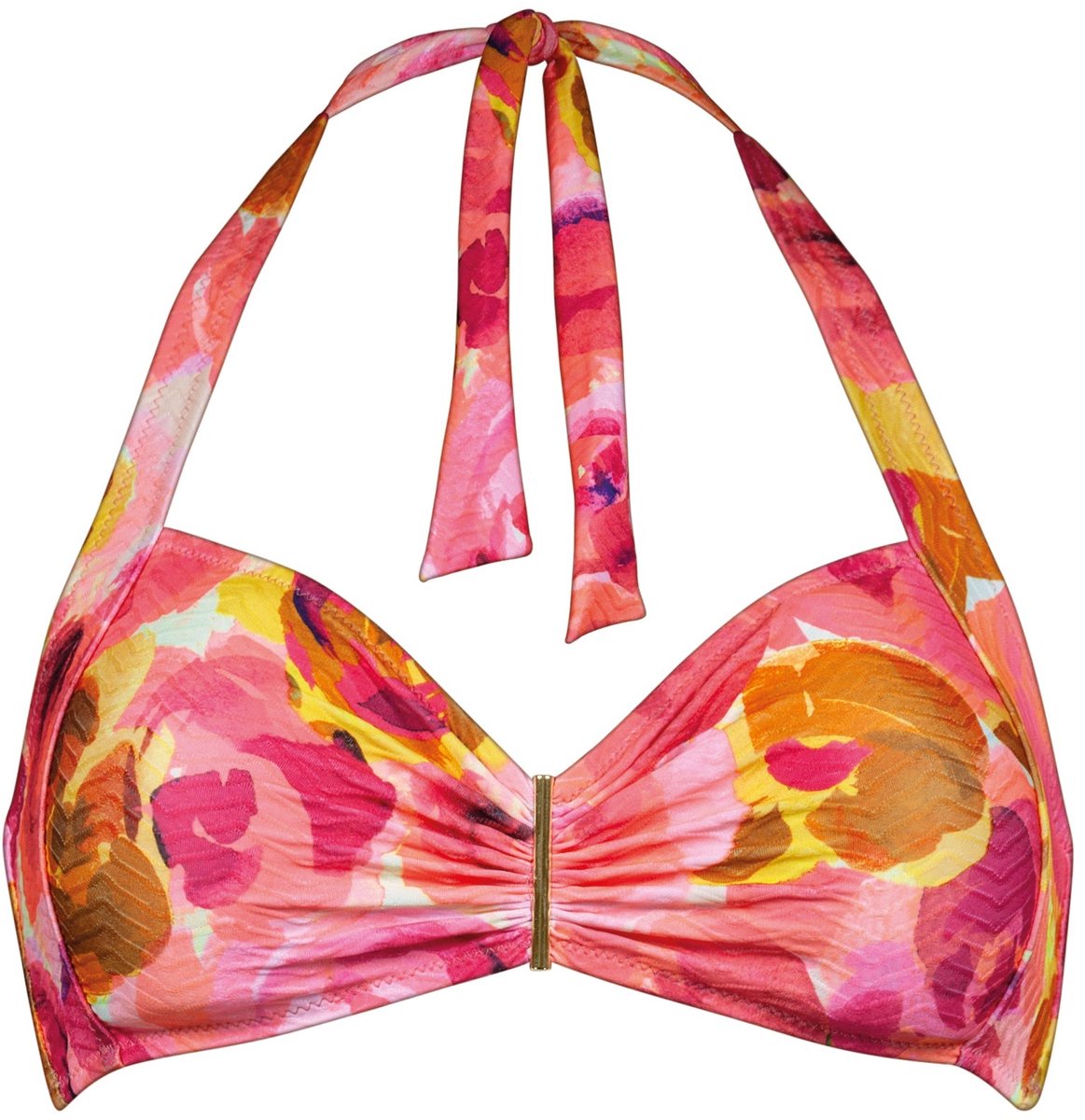 Watercult - Euphoric Bloomwave Halter Bikini Top - maat 38C - Meerkleurig
