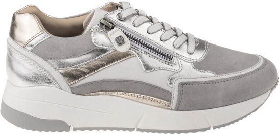 Baskets Mode Taille 4 (EU 37) - Blanc à Paillettes - Simili Cuir - Neuf Avec Emballage