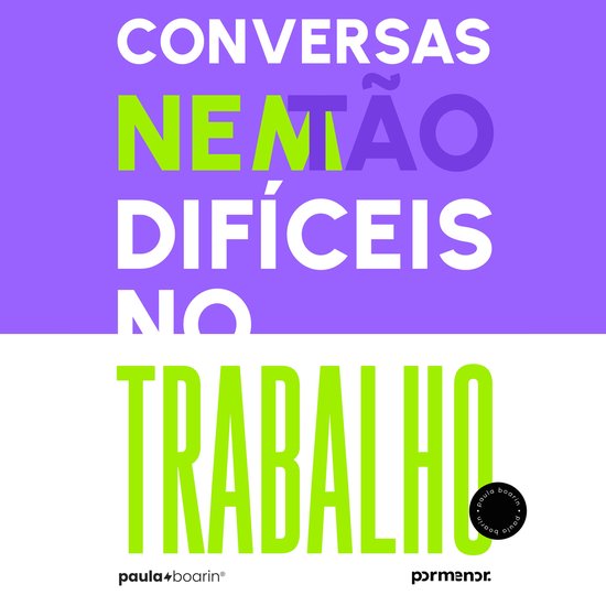 Conversas (nem) tão difíceis no trabalho - cover