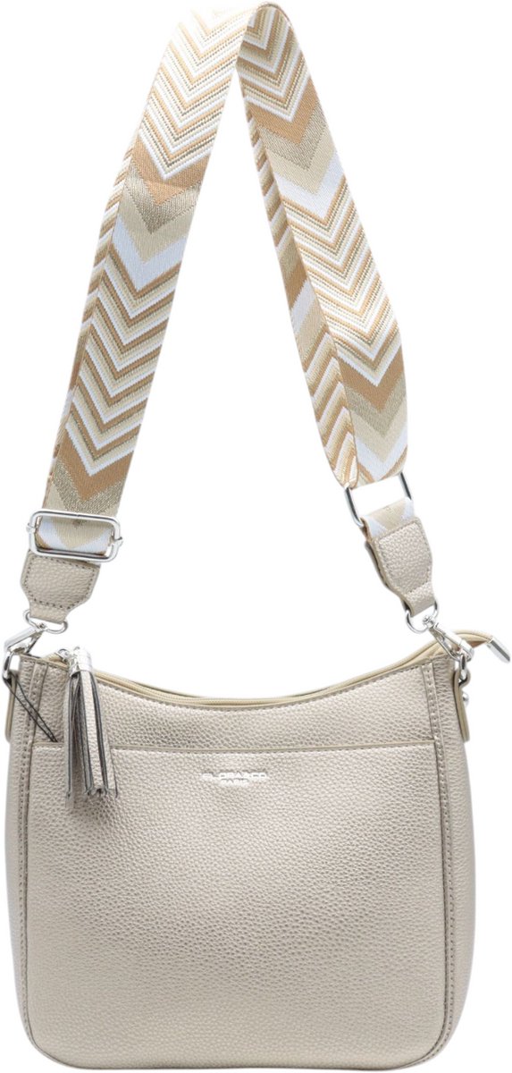Flora & Co - crossbodytas - fashion riem - goud