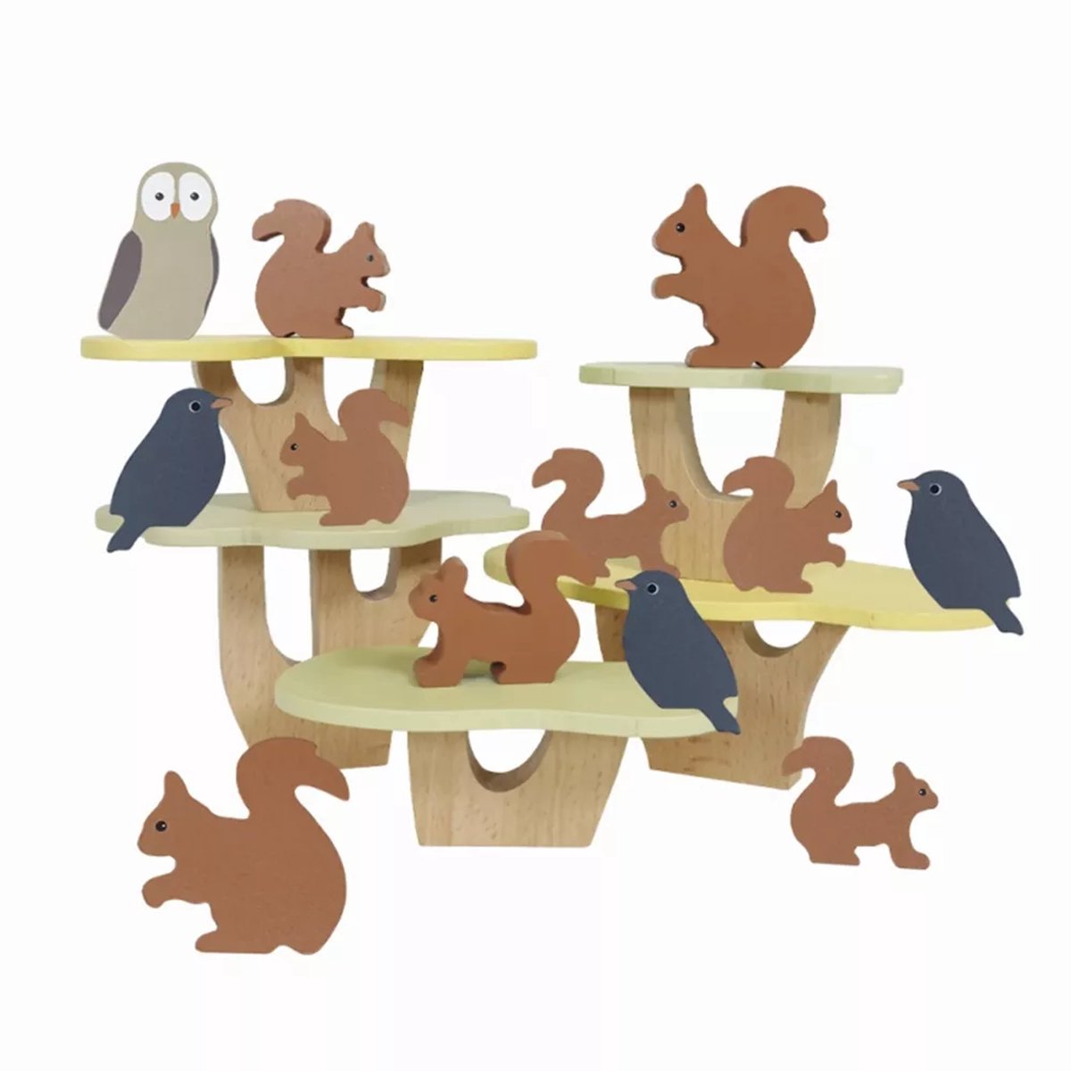 Egmont Toys | Houten stapelspel Eekhoorntjes 3+