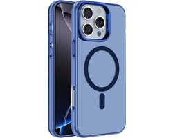 Magnetische hoes iPhone 16 Pro Max blauw