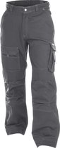 Dassy Jackson Canvas werkbroek met kniezakken 200596 - binnenbeenlengte Standaard (81-86 cm) - Cementgrijs - 52