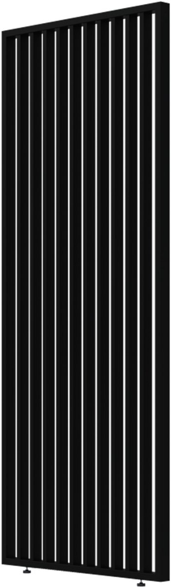 ALBA decopaneel verticaal L 93cm x H 233.5cm RAL 9005 zwart