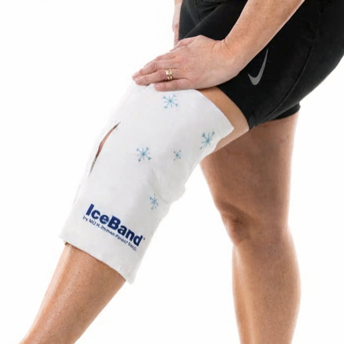 Iceband Knee - IceBand Knieband met Coldpack – Herbruikbare Knie Koeling & Compressie bij Pijn, Zwelling, Sportblessures & Revalidatie – Koudetherapie voor de Knie
