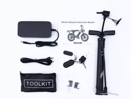 Vilolux® Fatbike electrisch - Fatbike V8 - Fatbike C80 - 2025 Model 4.0 - voorrek - Legaal - Rijklaar geleverd - Niet opvoerbare fatbike - 2 Jaar garantie - Hydraulische remmen - Alarm - Telefoontasje - Full Color LCD Display - Zwart van Merkloos — afbeelding 4