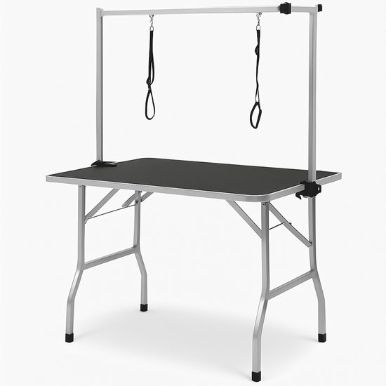 AVOID Opvouwbare Trimtafel voor Honden - Verstelbare Hondentrimtafel met Antislipoppervlak - Professionele Trimtafels voor Honden