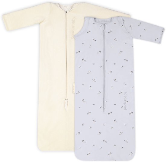 Puckababy Slaapzak 4 Seizoenen Baby - Zomerslaapzak en Winterslaapzak (6m-2,5j) - TOG 0.25 tot TOG 2.5 - Chirping Birds