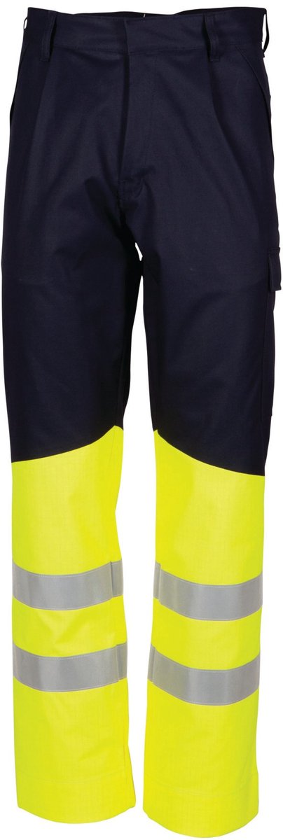 HAVEP Werkbroek Multi Protector 80008 - Dark Navy/Fluo Geel - 54