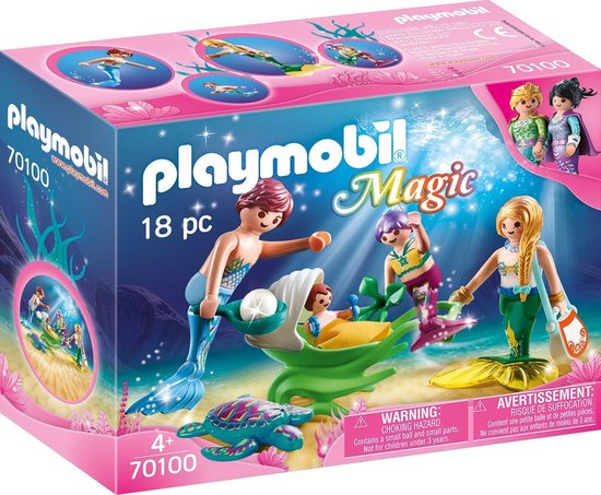 PLAYMOBIL Meerminnenfamilie - 70100 | bol.com