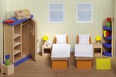 Goki Meubeltjes Poppenhuismeubeltjes Slaapkamer 21-delig