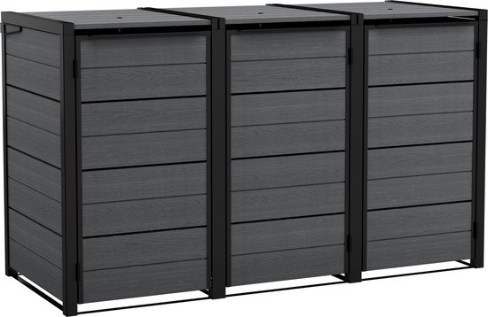 Keter Hide Away Containerberging - 3x 240L - Antraciet