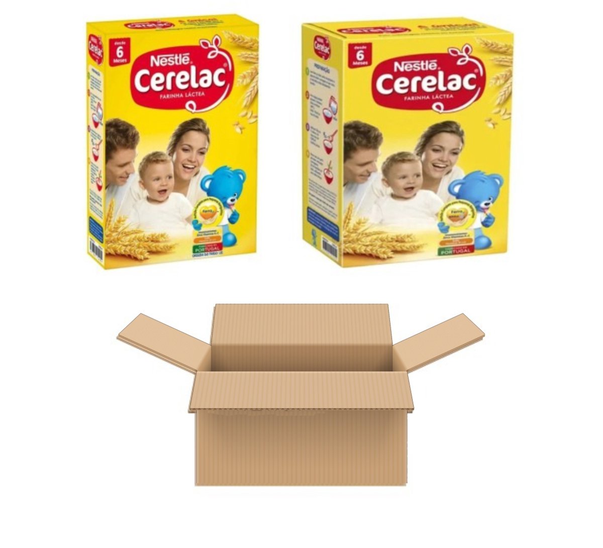 Goedkoopste Multipak Nestle Cerelac Farinha Lactea (2x500/1000g