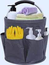 Organisateur Pliable Sac à Outils De Nettoyage 6 Compartiments Avec Poignée - Panier Rangement Vert Pour Jardin Et Maison
