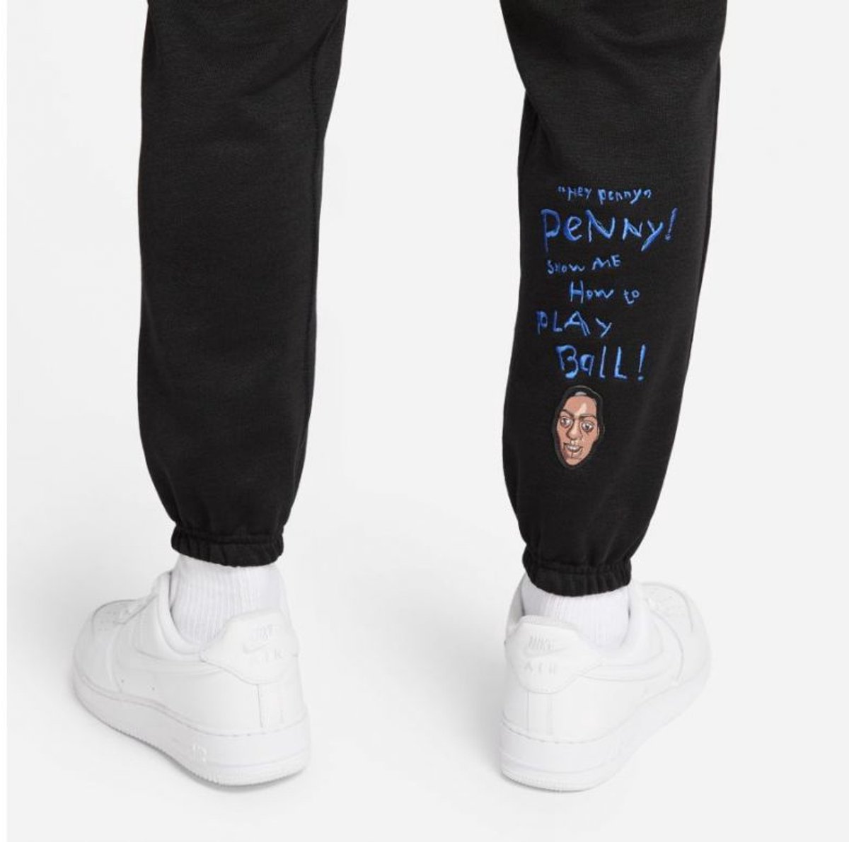 Nike Lil’ Penny Premium basketbalbroek Trainingsbroek – /Metallic Copper Sportswear Basketbal Heren Trainingsbroek voor Mannen Zwart