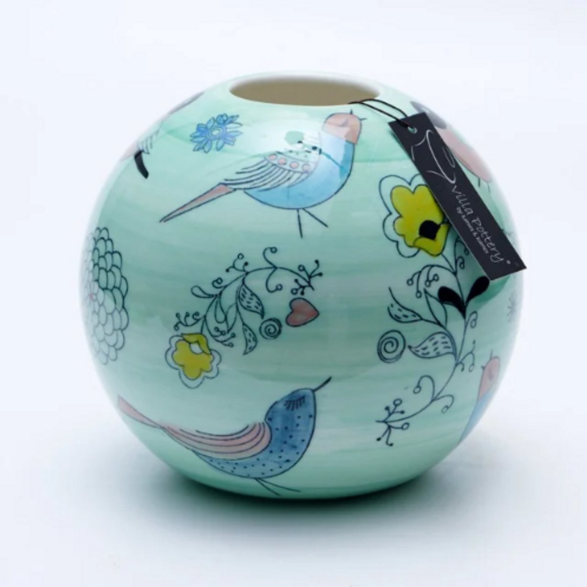 Vaas - Villa Pottery - Decoratie - Woondecoratie - Porselein - Waterdicht - Happy Ball C
