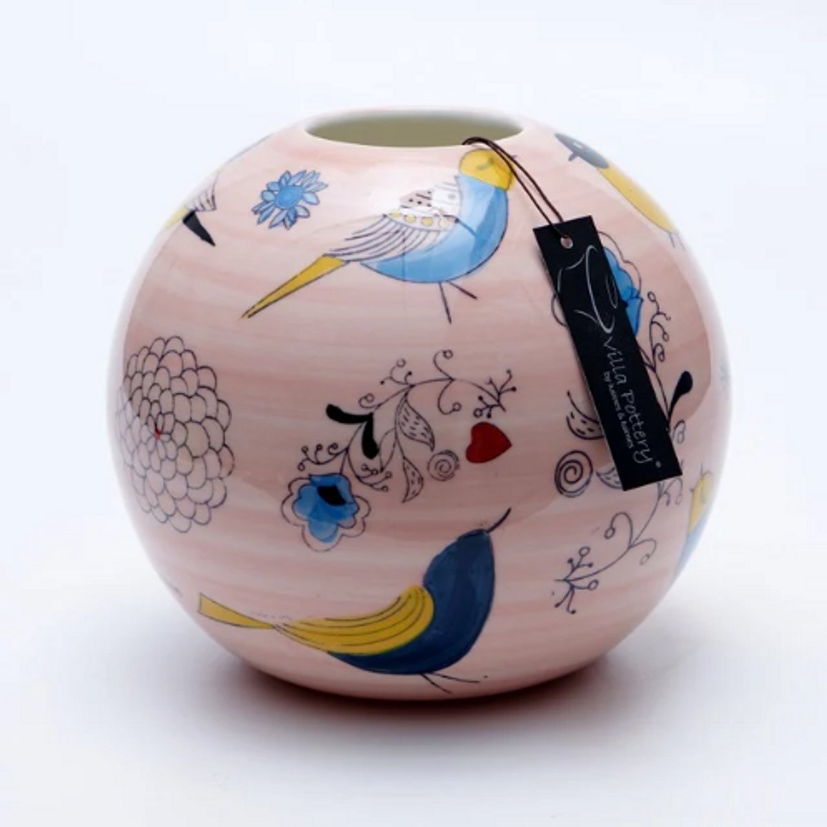 Vaas - Villa Pottery - Decoratie - Woondecoratie - Porselein - Waterdicht - Happy Ball B
