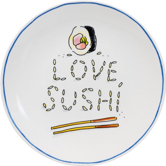 Blond Amsterdam, Sushi: plate 18 cm love