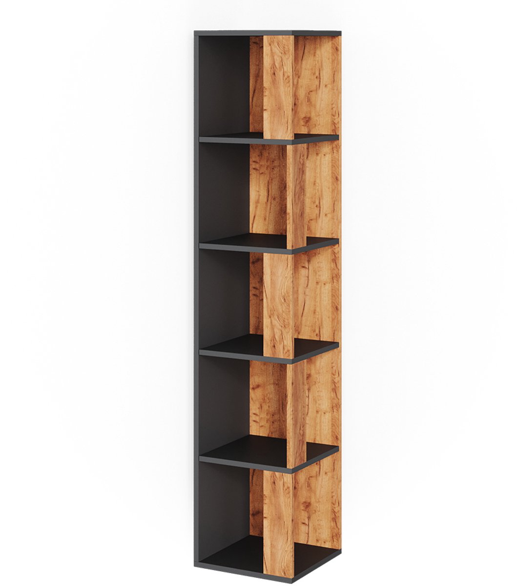 Vicco Lio Hoekrek – 33.3 x 162.2 cm Krachtige eik goud