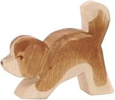Ostheimer houten speelfiguur St. Bernhard hond klein kop naar beneden - 1046
