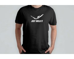 Just Weld It - T Shirt - GymLife - FitnessJourney - NoPainNoGain - LiftHeavy - SportschoolLeven - TrainenMetPassie - FitnessReis - ZwaarTillen