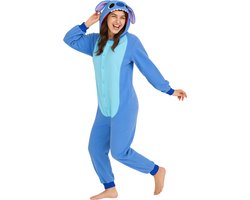 Joya Kids® Blauwe Koala Onesie Volwassenen | Blauwe Dierenpak Huispak Kostuum | Monster Jumpsuit | Verkleedpak Carnaval Halloween | Unisex Pyjama Huispak met Staart & Hoodie | Fleece | Maat S