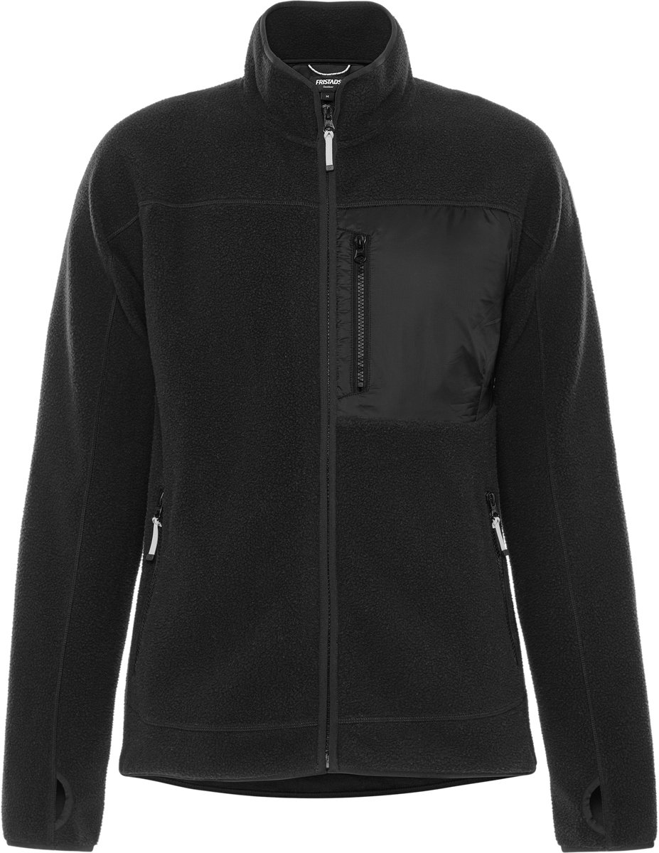 Fristads Argon micro fleecejack dames Zwart