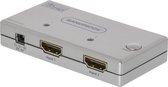 2-Poorts Ultra HD HDMI Schakelaar Zilver