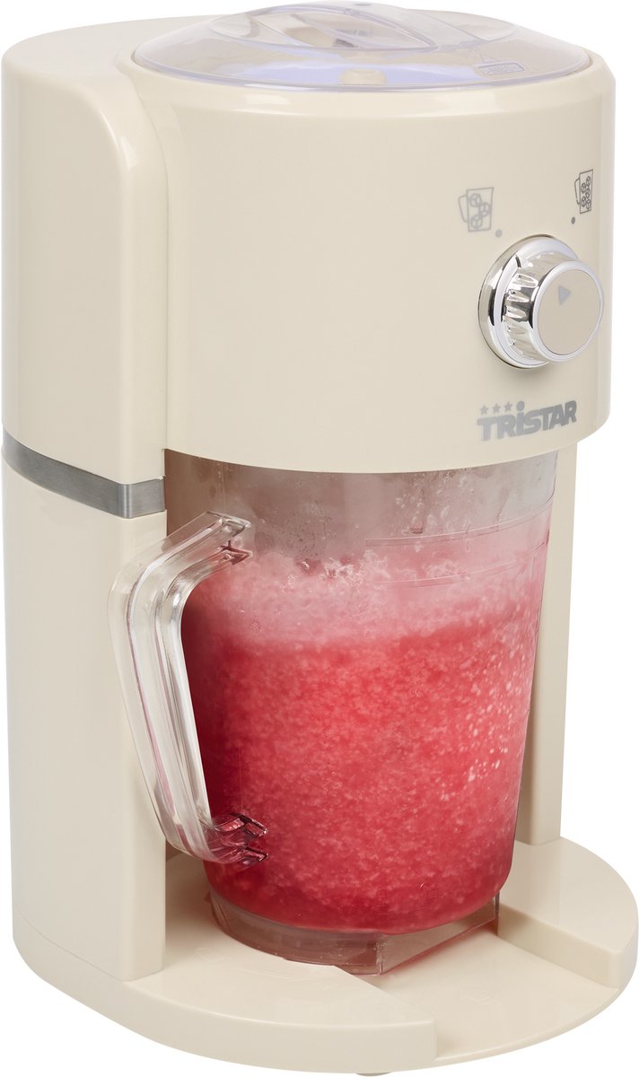 Tristar KD-7310 - Ijscrusher Slushy maker - 30W - 1,1 Liter - Creme wit