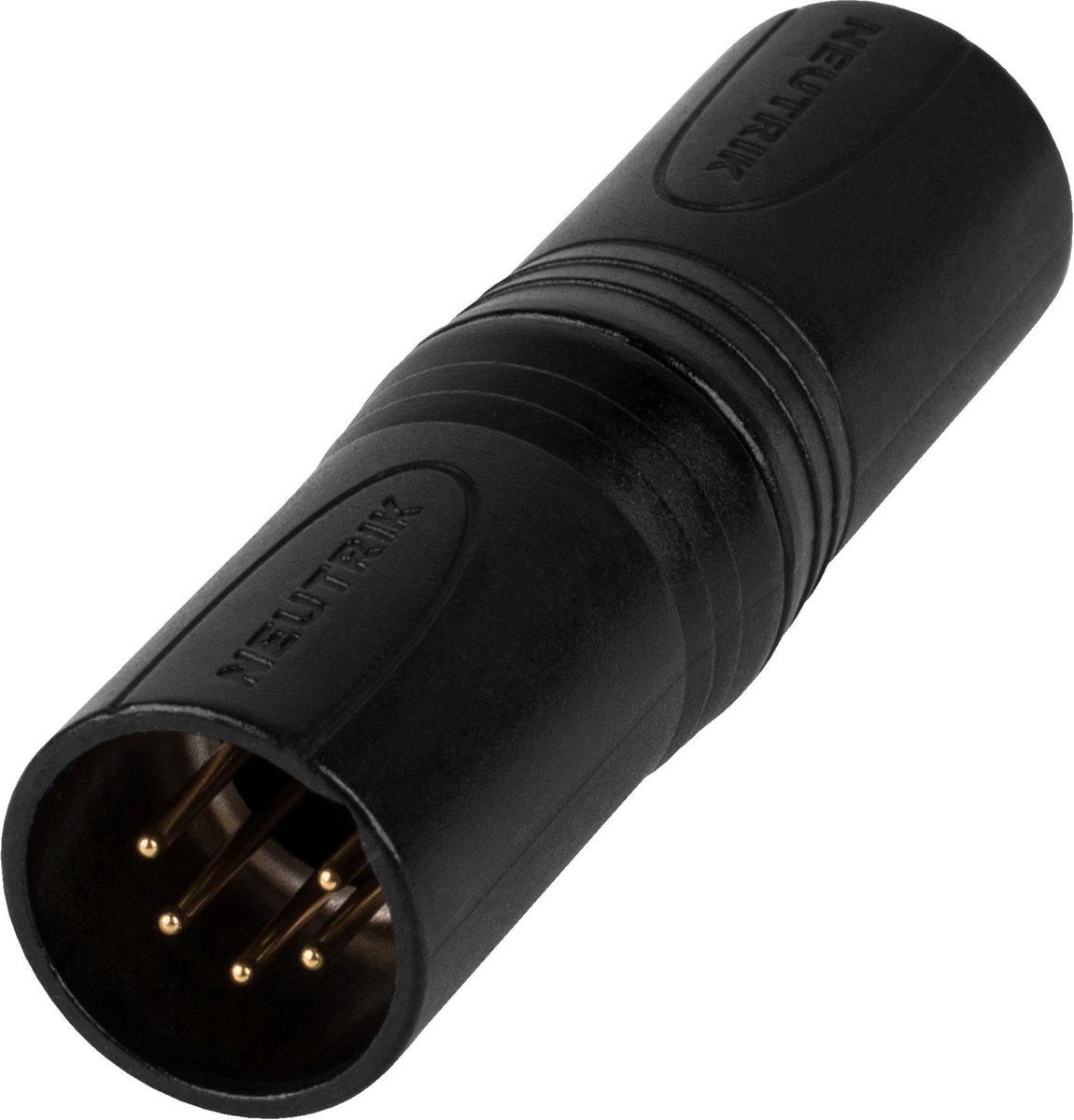 Neutrik NA5MMB XLR 5pins (m) XLR 5pins (m) DMX koppelstuk / zwart