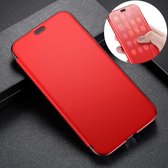 TPU Softcase met doorschijnend venster - iPhone XR - Rood - Baseus