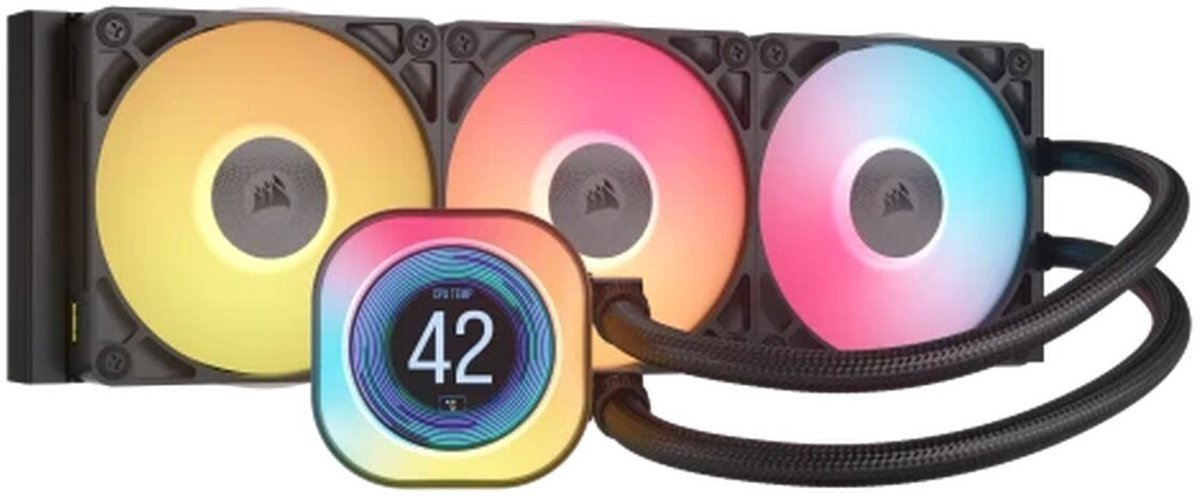 Corsair iCUE LINK TITAN 240 RX LCD waterkoeling RGB