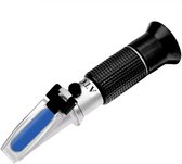 QWORK® 4-in-1 antivriesrefractometer met automatische temperatuurcompensatie voor antivries accuvloeistof AdBlue (DEF) ruitensproeiervloeistof