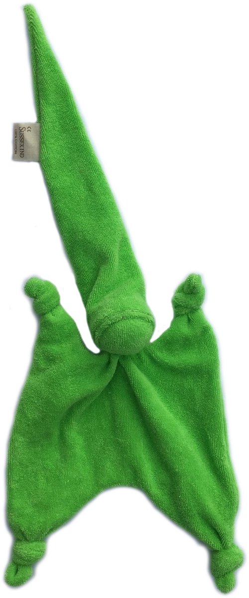 Sussekind badstof knooppopje limegroen