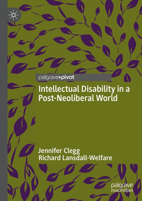 Intellectual Disability in a Post-Neoliberal World - cover