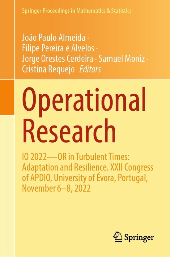Springer Proceedings in Mathematics & Statistics437- Operati ... - cover