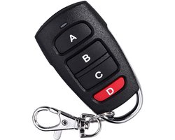 Yemtech® Vervangende handzender - Alternatieve Handzender - 433 MHz - Afstandsbediening - Garagedeur motor opener - Garagepoort Opener - Fixed code en Rolling code (beperkte merken) - 50 tot 80 m Bereik