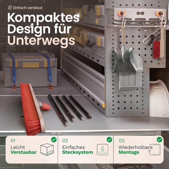 Straatbezem 80 cm bezemkop I Bezem zonder steel I Elaston rood I Grof I Industriële bezem Veegbezem Tuinbezem Werfbezem — afbeelding 2