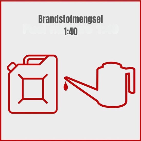 Professionele Kettingzaag – Benzine - Mcculloch – Automatisch Smeersysteem – 22 M/S Snijsnelheid – 2313W – Rood — afbeelding 4