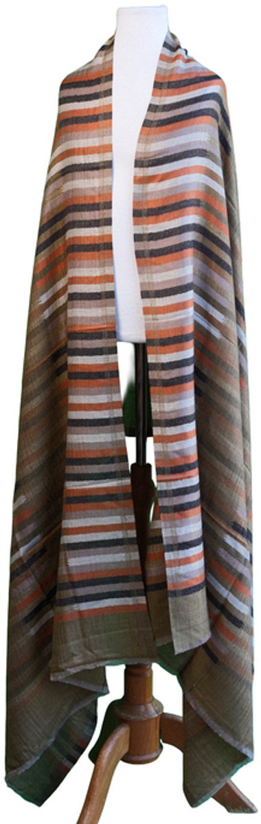 N3 Collecties Dames Zacht Fine Wol Cashmere Sjaal:Army Groen