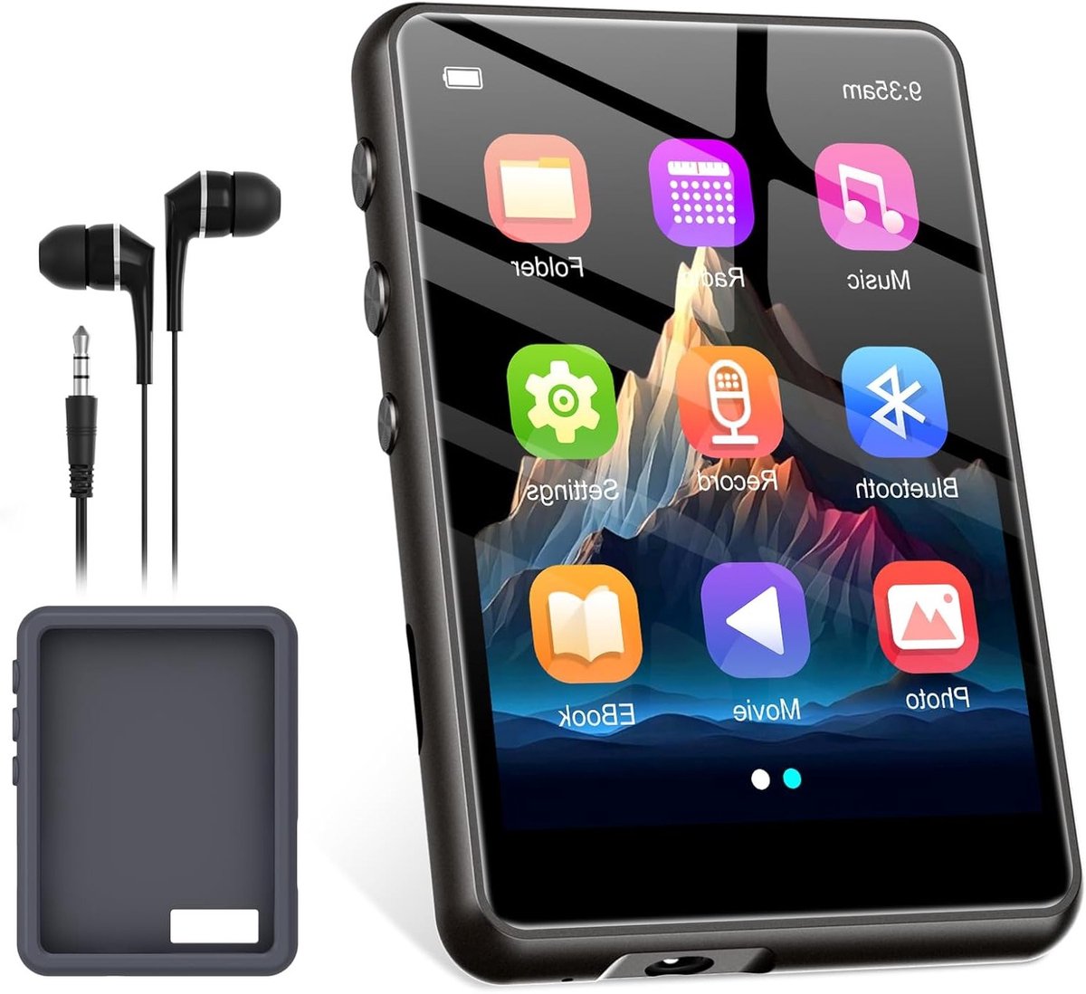 MP3 Speler Bluetooth - FM-Radio - Zwart