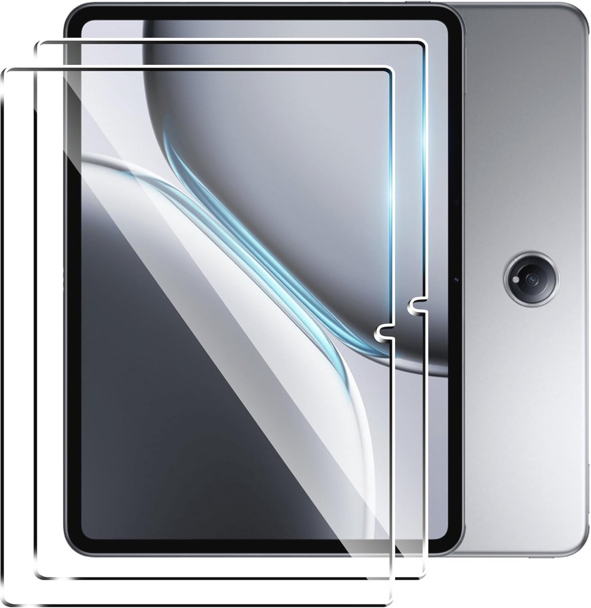 Compatibele Beschermglas voor Oneplus Pad 2 - 9H Hardheid, Krasbestendig (2 stuks)