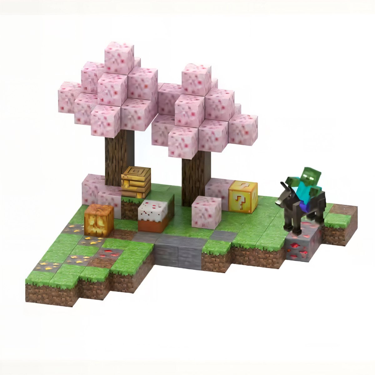 Selevie Magnetische bouwset Bloesem boom - Magnetic Building Blocks Blossomtree - Speel & Leermiddel voor Creativiteit (128 Stukken) - magnetische blokken -