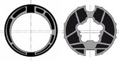 Adaptieset Ø 78 mm met doekgleuf - LT60 en T6